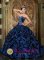 Pretty Strapless Sweetheart Navy Blue Quinceanera Dress with Picks-up Taffeta Ball Gown In Rockhampton QLD