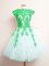 Sweet White Court Dresses for Sweet 16 Prom and Party and Wedding Party with Appliques Scalloped Sleeveless Lace Up