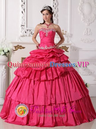 Hosle Norway Beading and Ruch Hot Pink Sweetheart Detachable Quinceanera Gowns Party Style