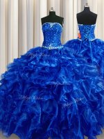 Exquisite Sleeveless Beading and Ruffles Lace Up 15 Quinceanera Dress(SKU PSSW0502-1BIZ)