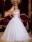 Bonners Ferry Idaho/ID Hand Made Strapless Beading White Romantic Quinceanera Dress With Sweetheart Neckline