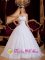 Rosenheim Hand Made Strapless Beading White Romantic Quinceanera Dress With Sweetheart Neckline