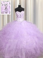 Latest Visible Boning Floor Length Lavender Sweet 16 Dresses Sweetheart Sleeveless Lace Up(SKU PSSW0497-1BIZ)