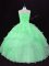 Custom Designed Sweetheart Neckline Hand Made Flower Quinceanera Gown Sleeveless Lace Up