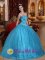 Boca Chica Dominican Republic Spaghetti Straps Sequin And Beading Decorate Popular Teal Quinceanera Dress With For Sweet 16