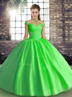 Hot Selling Sleeveless Beading Lace Up Ball Gown Prom Dress(SKU YSQD084-3BIZ)