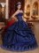 Johnston Iowa/IA Royal Blue New For Quinceanera Dress Sweetheart Floor-length Taffeta Appliques Ball Gown