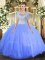 Artistic Sleeveless Beading Clasp Handle Vestidos de Quinceanera