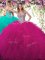 Sleeveless Beading and Ruffles Lace Up Sweet 16 Dresses