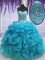 On Sale Sleeveless Lace Up Floor Length Beading and Ruffles Quinceanera Gowns