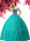 Tulle Sleeveless Floor Length Vestidos de Quinceanera and Beading