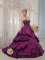 Espanola New mexico /NM USA Appliques With Beads Best Eggplant Purple Quinceanera Dress For Sweetheart Court Train Taffeta Ball Gown