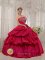 Saanich British ColumbiaBC Beautiful Hot Pink Beaded Decorate Bust For Quinceanera Dress With Hand Made Flowers