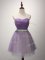 Sleeveless Ruching Lace Up Quinceanera Court Dresses