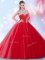 Low Price Sleeveless Zipper Floor Length Beading and Sequins Sweet 16 Quinceanera Dress