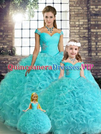 New Arrival Sleeveless Beading Lace Up 15 Quinceanera Dress