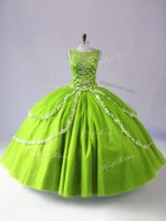 Chic Floor Length Ball Gowns Sleeveless Quinceanera Dresses Zipper