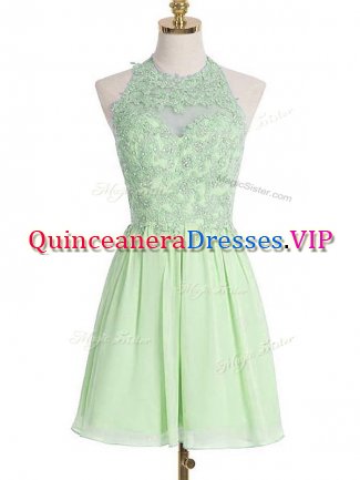 Knee Length Empire Sleeveless Court Dresses for Sweet 16 Lace Up