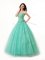 Clearance Floor Length Turquoise Sweet 16 Dresses Chiffon Sleeveless Beading and Ruching