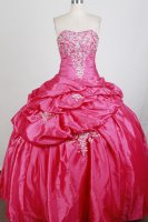 Clearance Ball Gown Strapless Floor-length Quinceanera Dress ZQ1242604