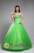 Halter Top Beaded Decorate Tulle A-line Amazing Spring GreenQuinceanera Dresses In Helderkruin South Africa