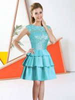 Vintage Sleeveless Beading and Lace Backless Quinceanera Court Dresses