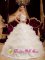 Greensboro Georgia/GA Champagne Sweetheart Appliques Decorate Bodice Quinceanera Dresses With Pick-ups