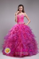 Sweetheart Appliques Decorate Fuchsia Quinceanera Dresses(SKU ZYLJ23y-2BIZ)