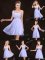 Super Lavender Quinceanera Dama Dress Prom and Party and Wedding Party with Ruffles and Sequins and Ruching and Bowknot and Hand Made Flower Sleeveless Zipper