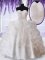 Noble White Lace Up Sweetheart Beading and Appliques and Pick Ups Quinceanera Dresses Organza Sleeveless