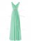 Apple Green Sleeveless Beading Floor Length Court Dresses for Sweet 16