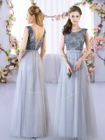 Noble Sleeveless Appliques Lace Up Dama Dress for Quinceanera(SKU BMT0453EBIZ)