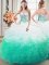 Attractive Ball Gowns Ball Gown Prom Dress Multi-color Sweetheart Organza Sleeveless Floor Length Lace Up