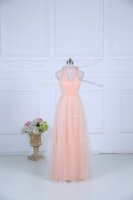 Beautiful Sleeveless Ruching Zipper Dama Dress for Quinceanera